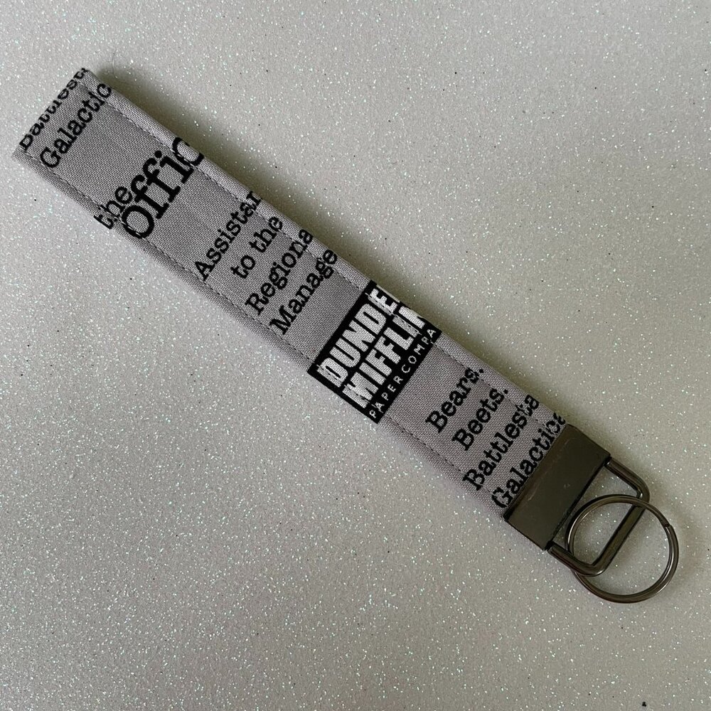 NWOT The Office Handmade Fabric Key Chain/Key Fob